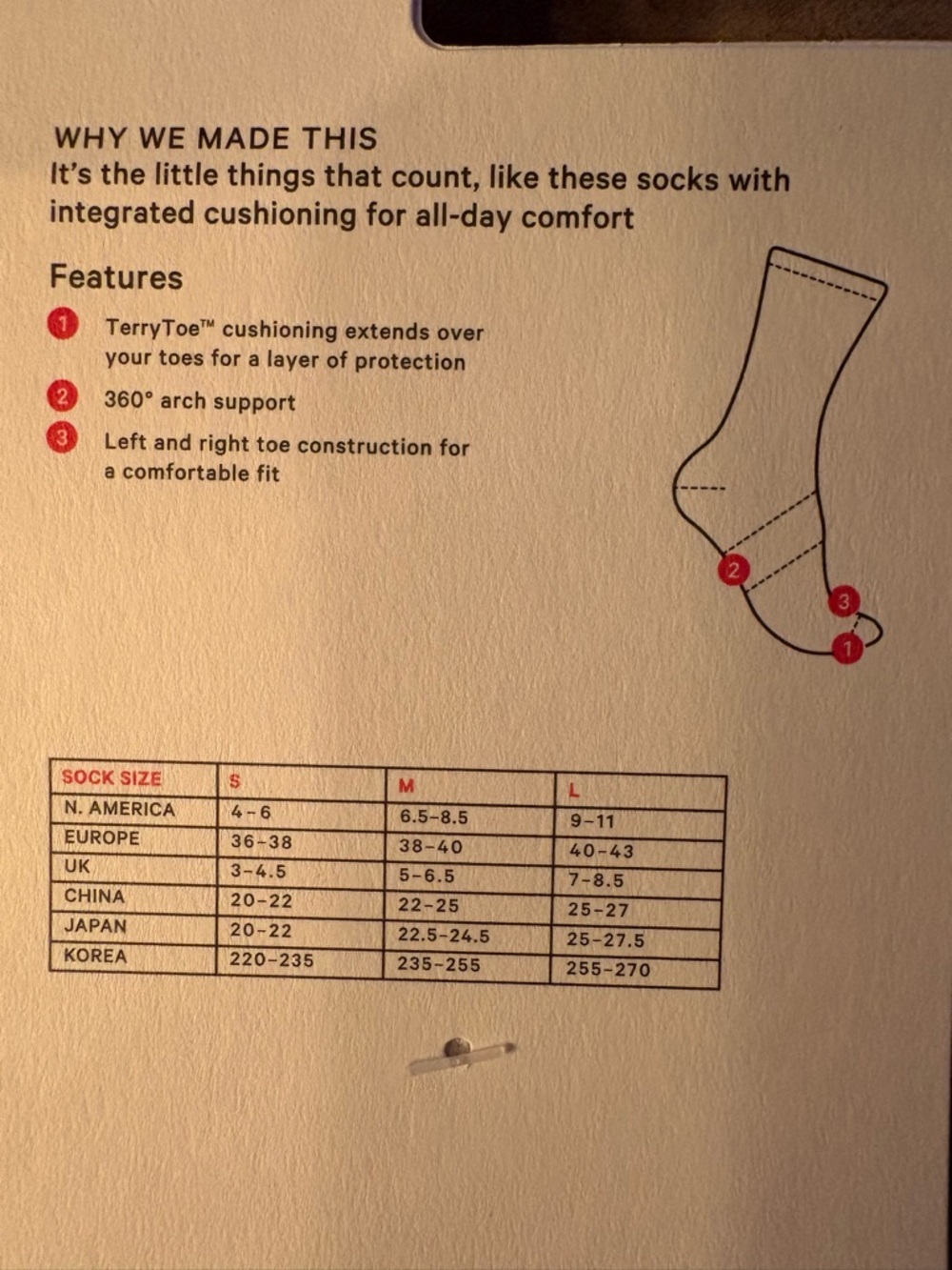 lululemon athletica White Crew Socks with Black Logo Patch - Picture 3 of 3
